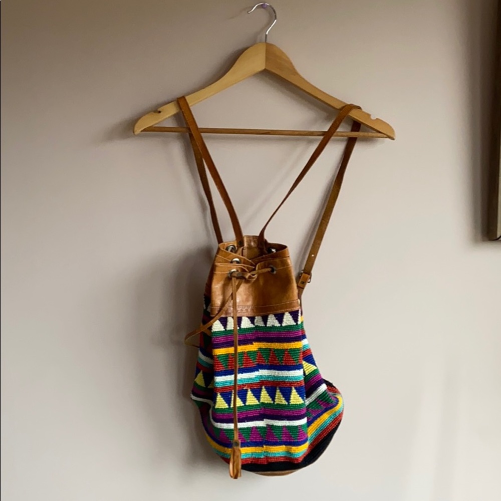 Boho hobo backpack